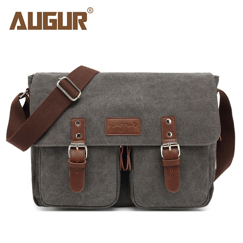 Popular Elegant Men's Canvas Retro Unisex Men's Messenger Bags