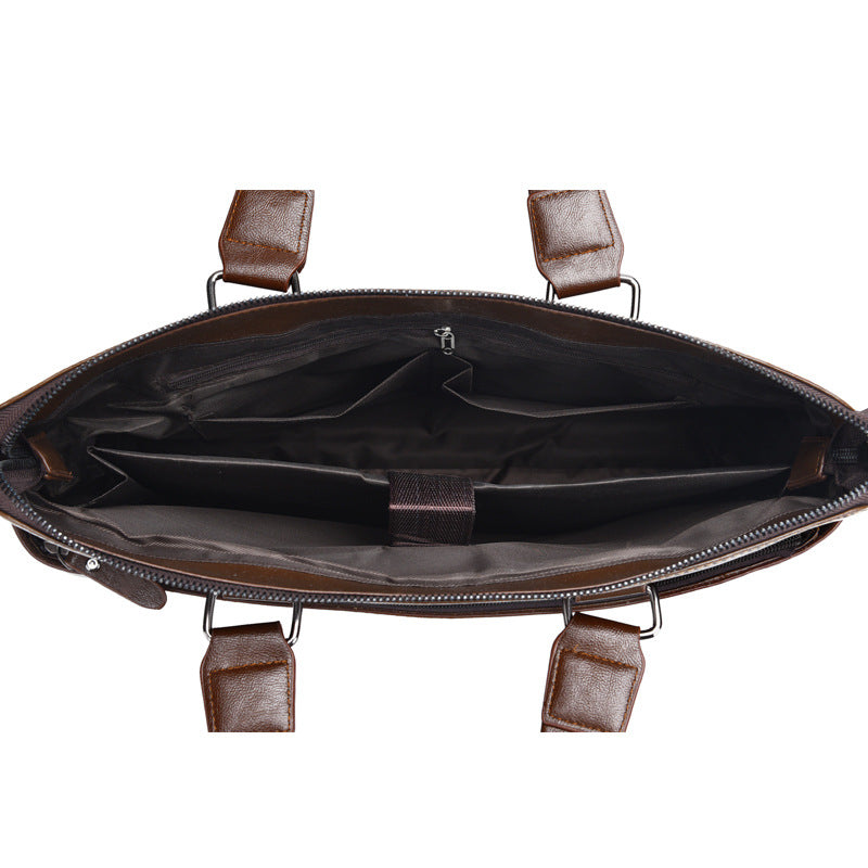 Trendy New Men's Fashion Soft Portable Men's Handbags