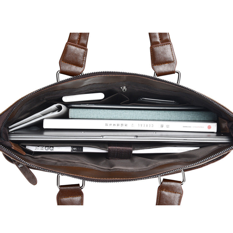 Trendy New Men's Fashion Soft Portable Men's Handbags