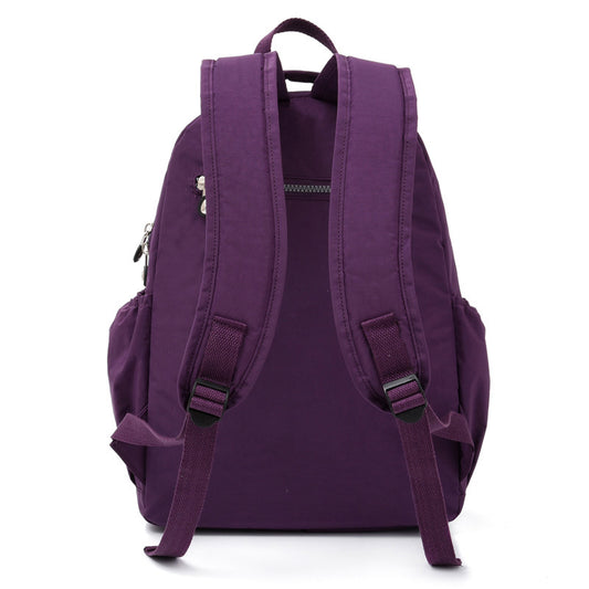 Women's & Men's & Nylon Cloth Flower About Leisure Backpacks
