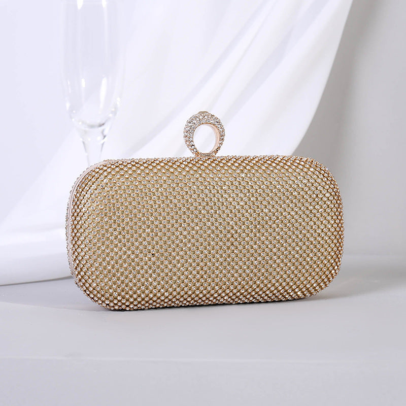 Women's Full Rhinestone Clutch Dress Temperament Evening Bags