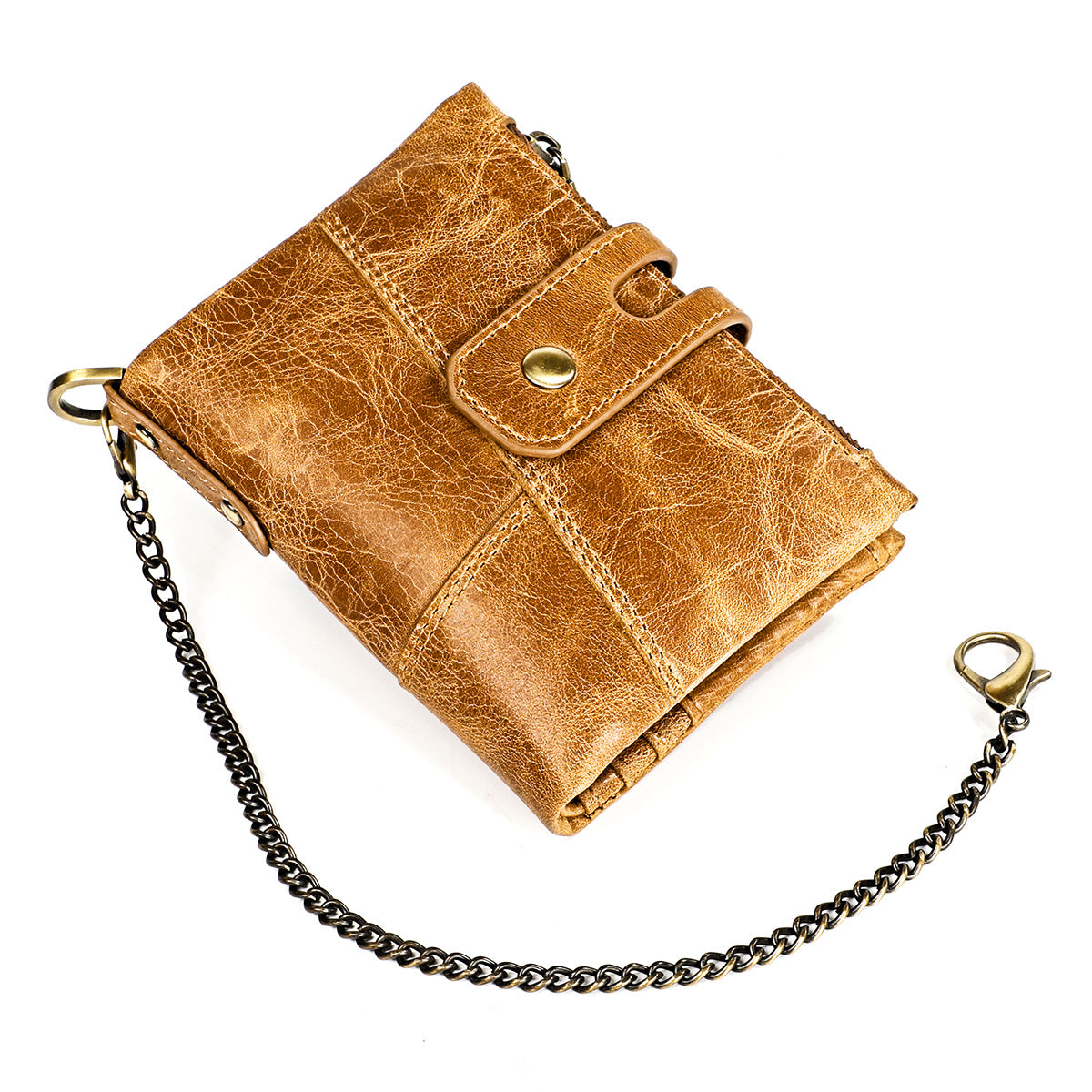 Men's With Iron Chain American Gold Clip Men's Wallets