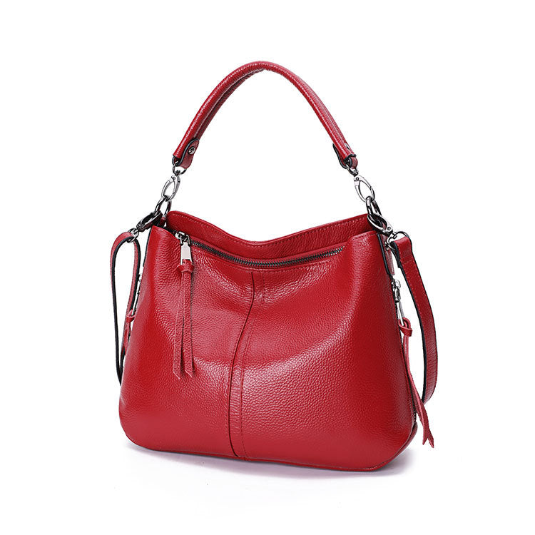 Women's Large Capacity Genuine Leather First Layer Bags