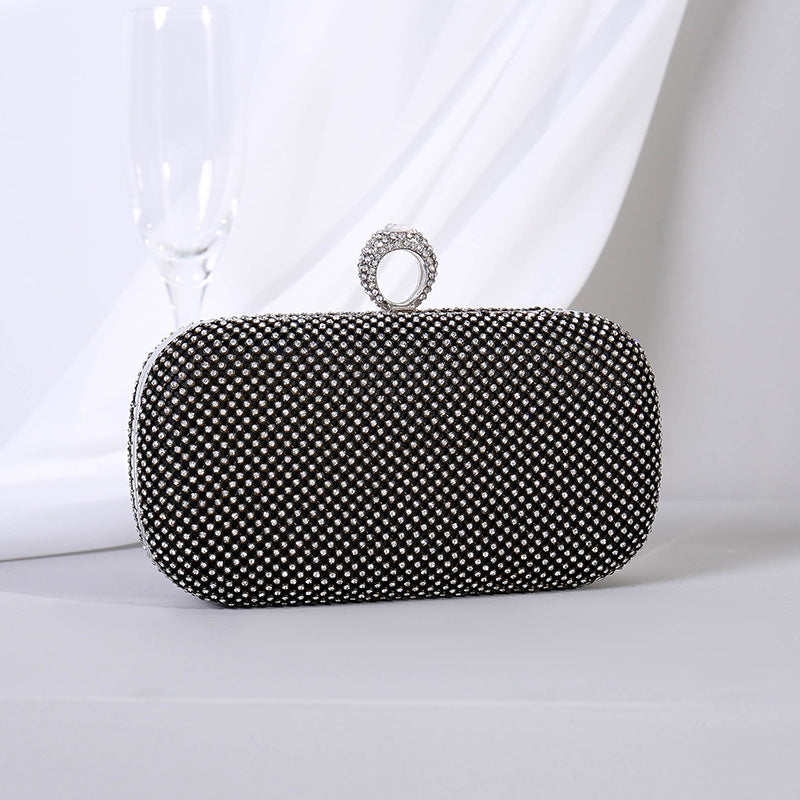 Women's Full Rhinestone Clutch Dress Temperament Evening Bags