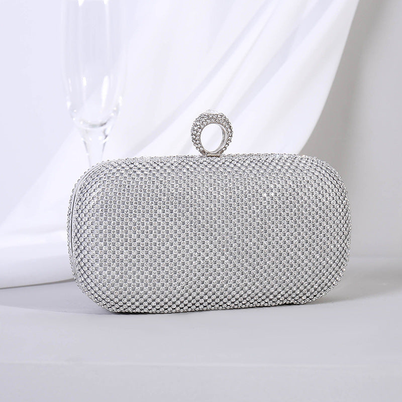 Women's Full Rhinestone Clutch Dress Temperament Evening Bags
