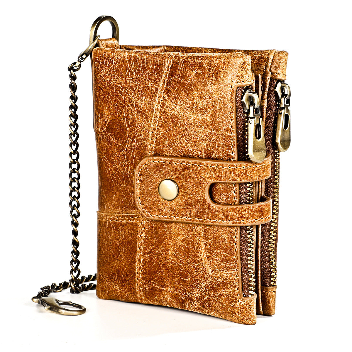 Men's With Iron Chain American Gold Clip Men's Wallets
