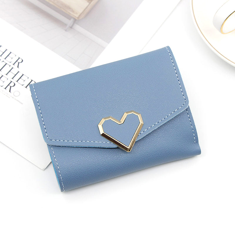 Female Short One Mini Sweet Thin Ladies Wallet