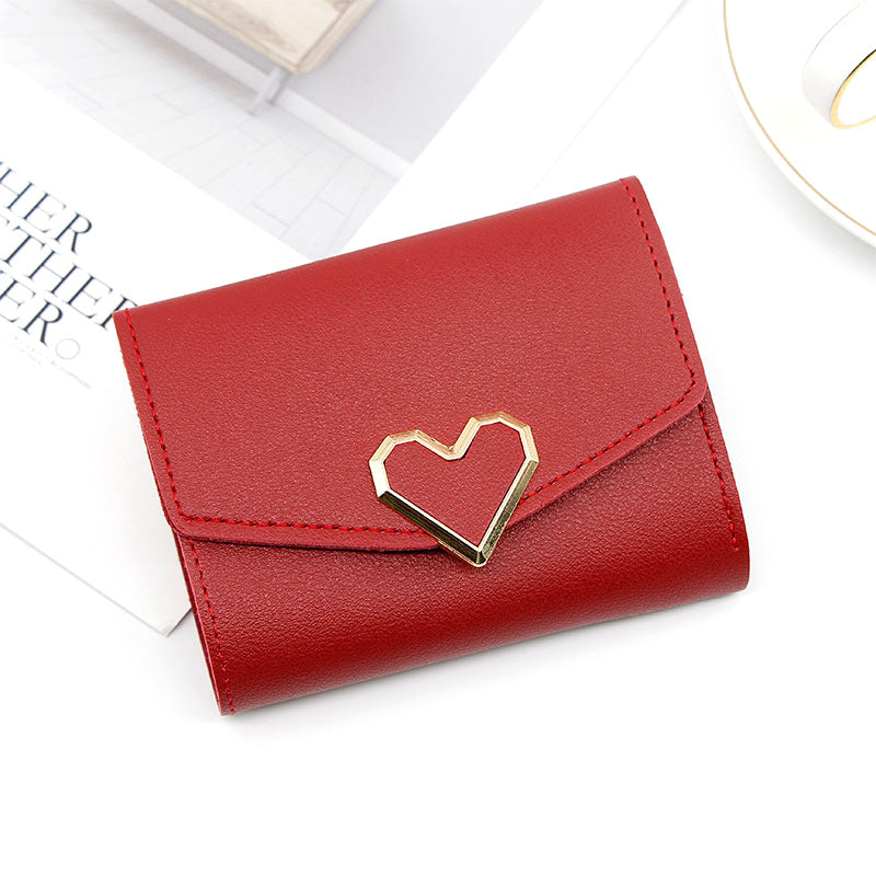 Female Short One Mini Sweet Thin Ladies Wallet