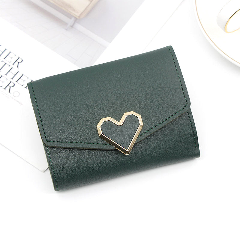 Female Short One Mini Sweet Thin Ladies Wallet