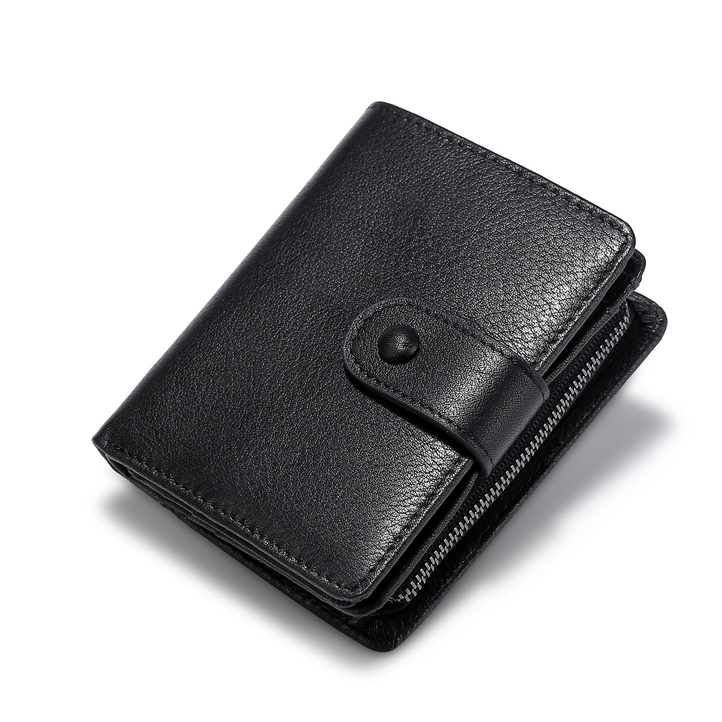 Leather For Man Oil Wax Plain Men's Wallets