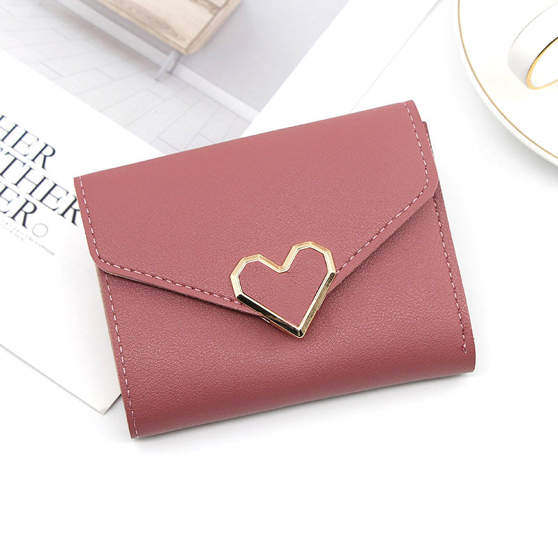 Female Short One Mini Sweet Thin Ladies Wallet