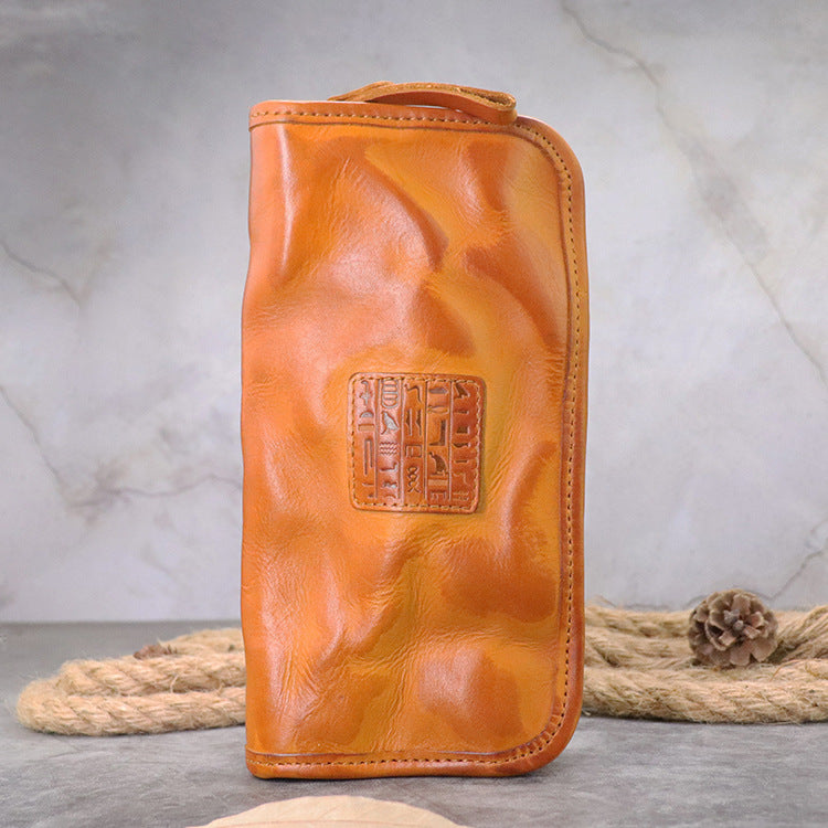 South America Vintage Business Large Capacity Men's Handbags