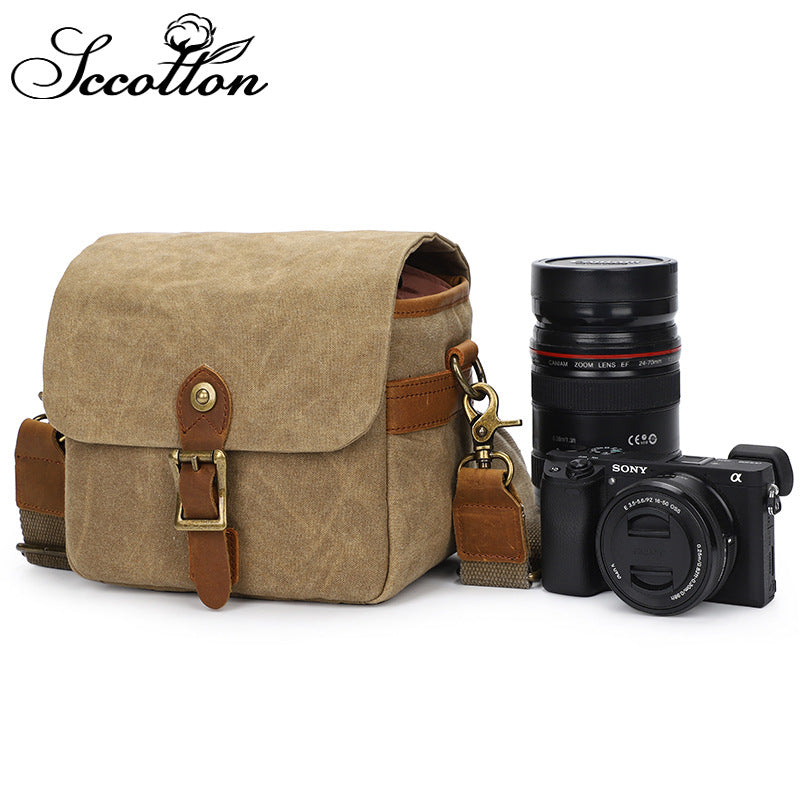 S. C. Cotton Canvas Sony Waterproof Bags