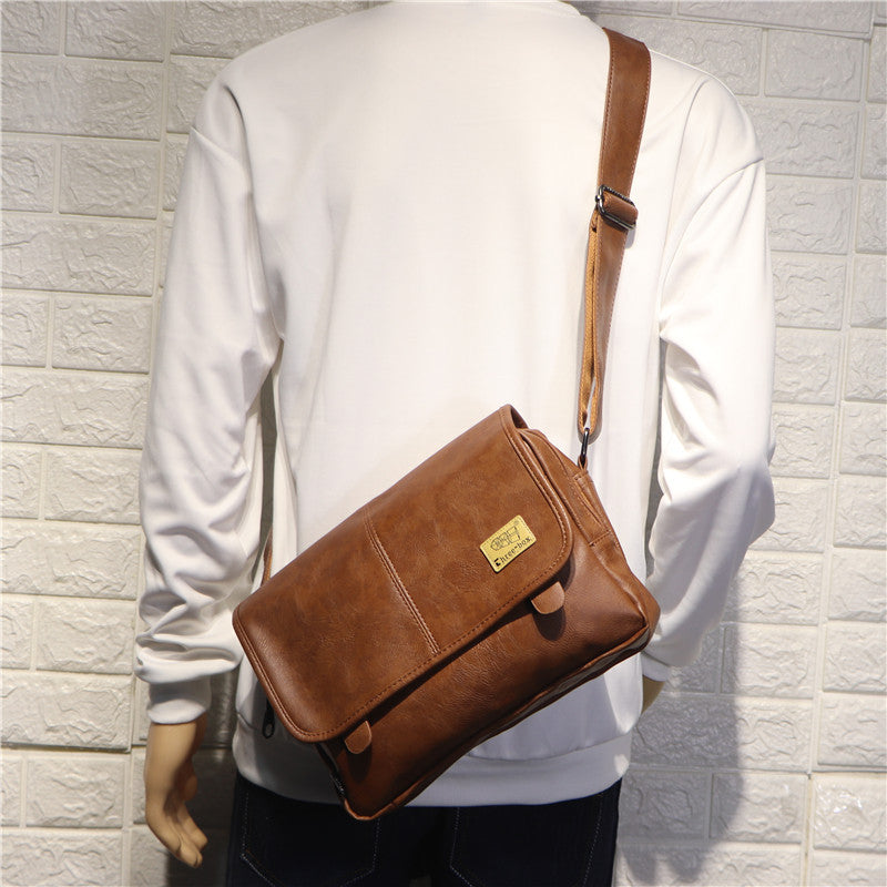 Women's & Men's & Korean Style Trendy Fashion Horizontal Men's Shoulder Bags