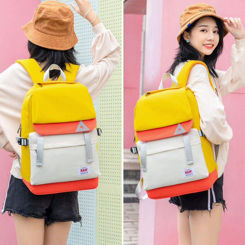 Women's & Men's & Korean Style Fashionable Waterproof Oxford Backpacks