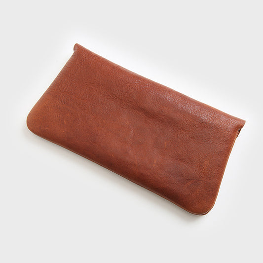 Men's Retro Handmade Long First Layer Cowhide Genuine Leather Large Capacity Men's Wallets