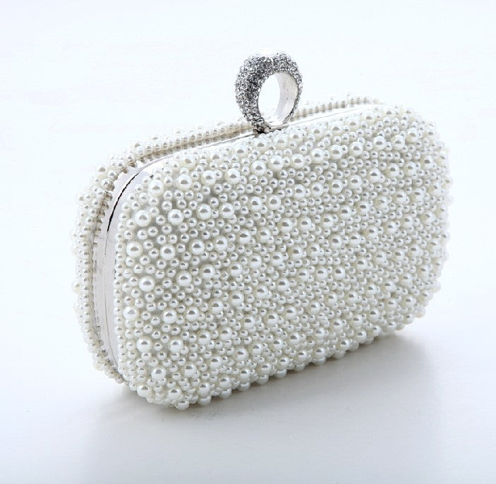 Fashion Pearl Banquet Dress Garment Bride Handbags