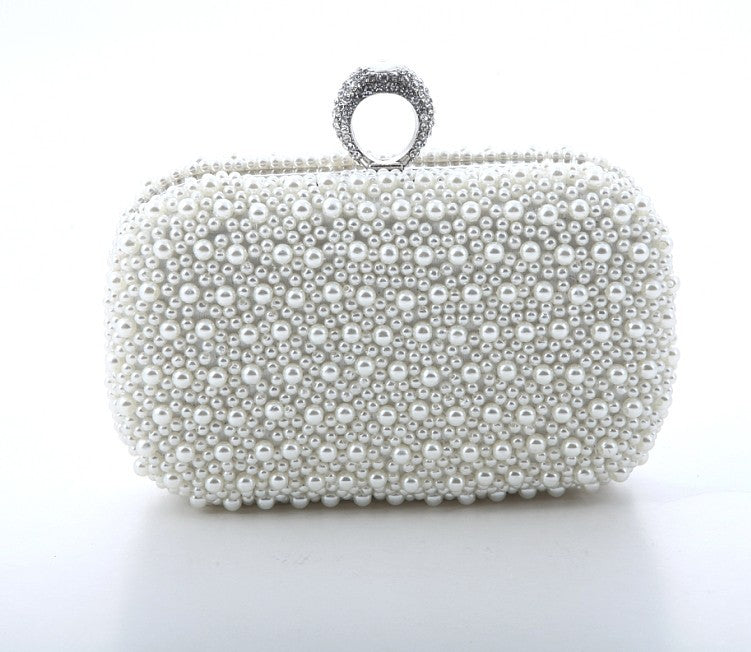Fashion Pearl Banquet Dress Garment Bride Handbags
