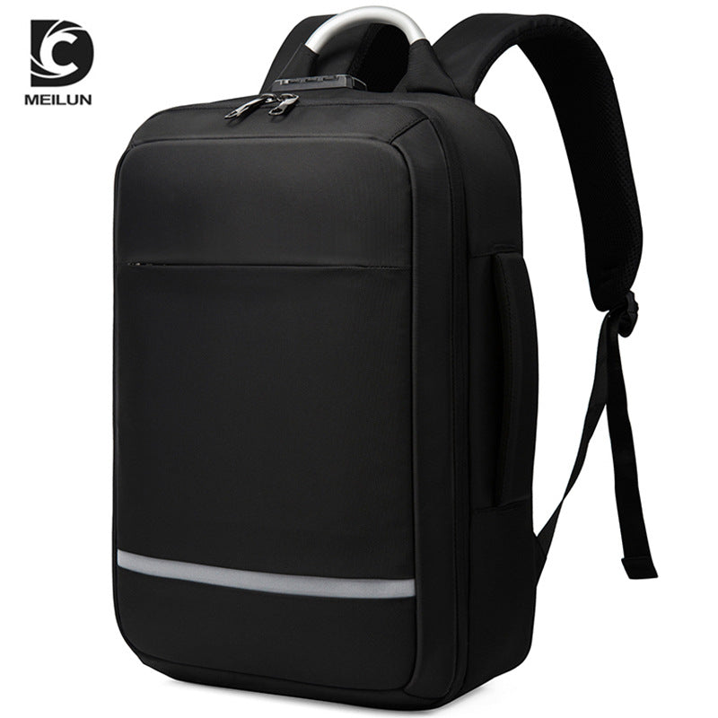 Men's Multifunctional Swiping Business Oxford Cloth Computer Backpacks