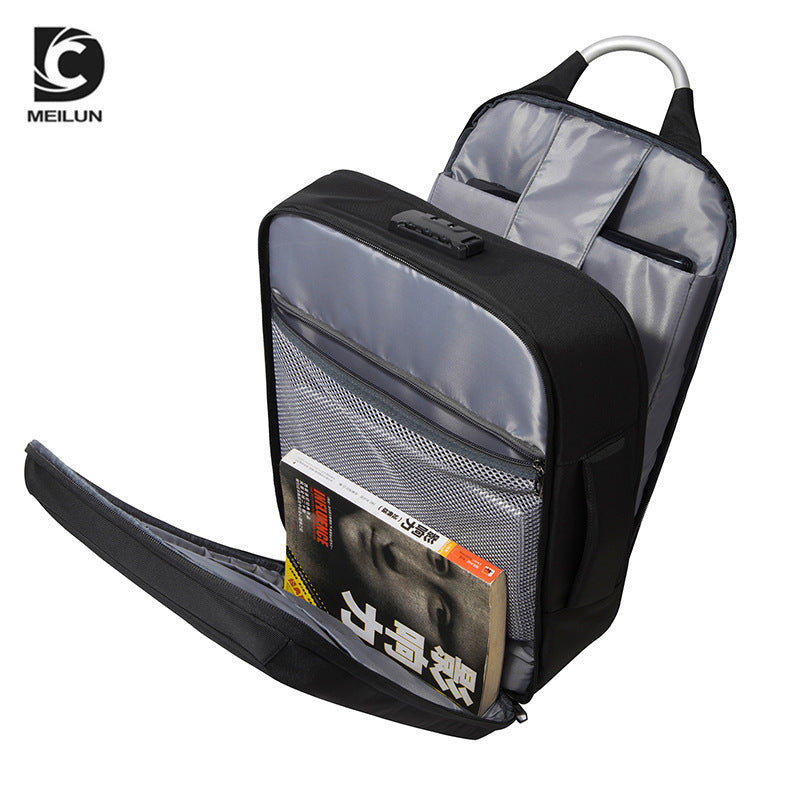 Men's Multifunctional Swiping Business Oxford Cloth Computer Backpacks