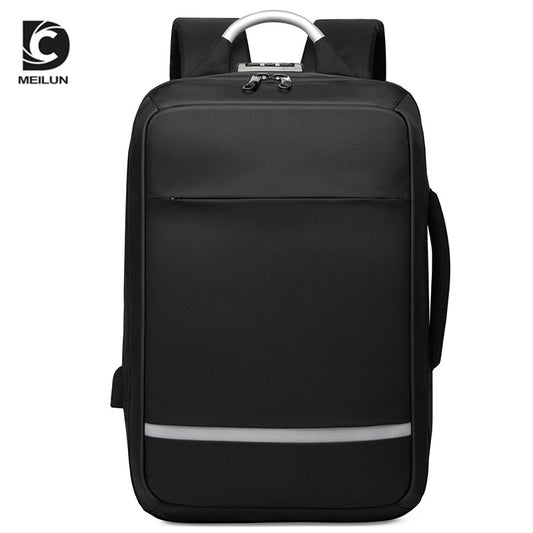 Men's Multifunctional Swiping Business Oxford Cloth Computer Backpacks