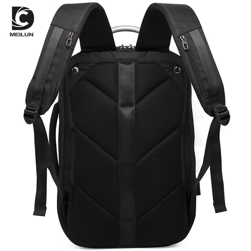 Men's Multifunctional Swiping Business Oxford Cloth Computer Backpacks