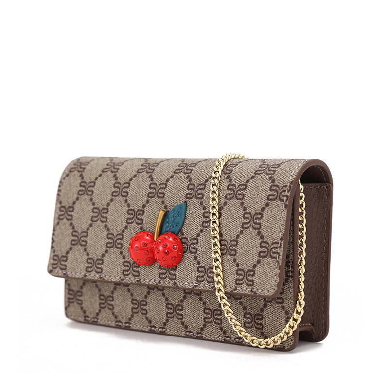 Women's Early Spring Fashion Printed Chain Korean Crossbody Bags