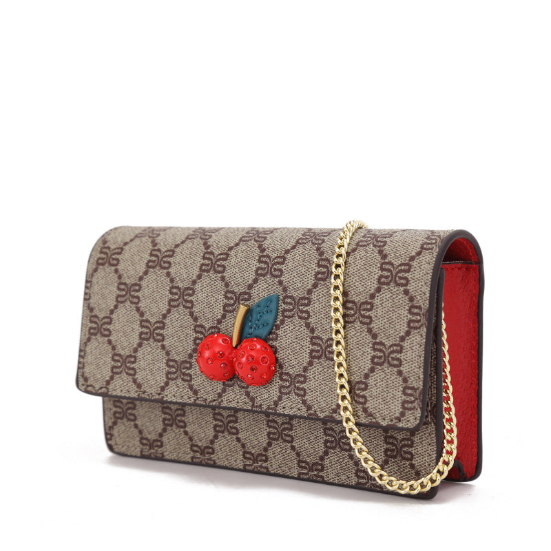 Women's Early Spring Fashion Printed Chain Korean Crossbody Bags