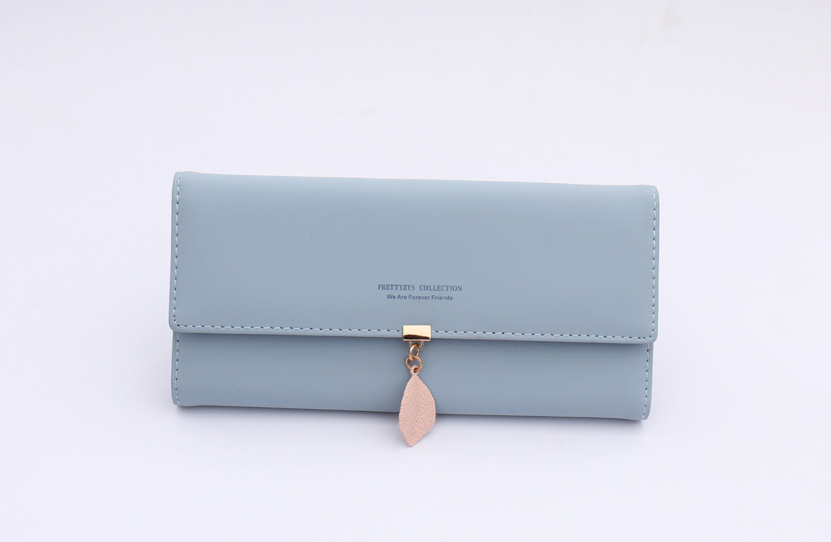 Women's Long Zipper Hasp Korean Style Trendy Ladies Wallet