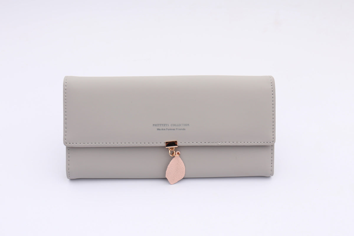 Women's Long Zipper Hasp Korean Style Trendy Ladies Wallet