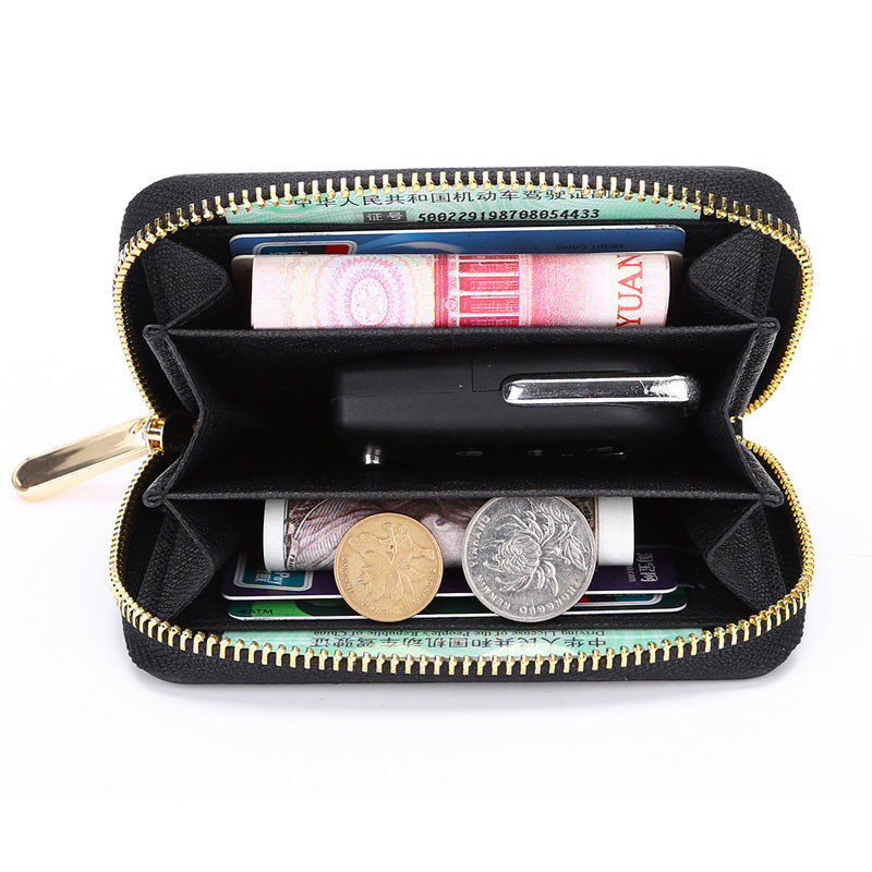 Beautiful Women's Short Clutch Cross Pattern Ladies Wallet