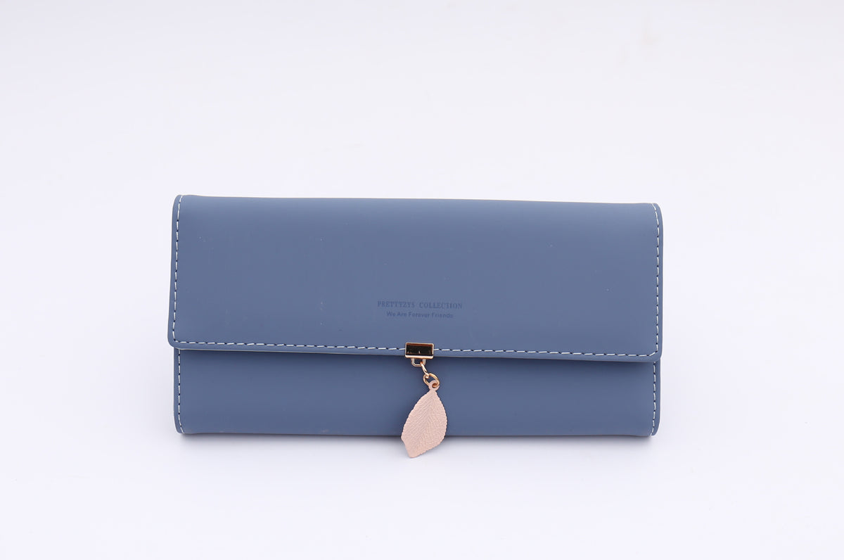 Women's Long Zipper Hasp Korean Style Trendy Ladies Wallet