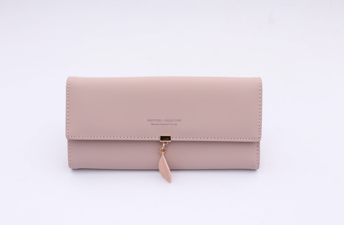 Women's Long Zipper Hasp Korean Style Trendy Ladies Wallet