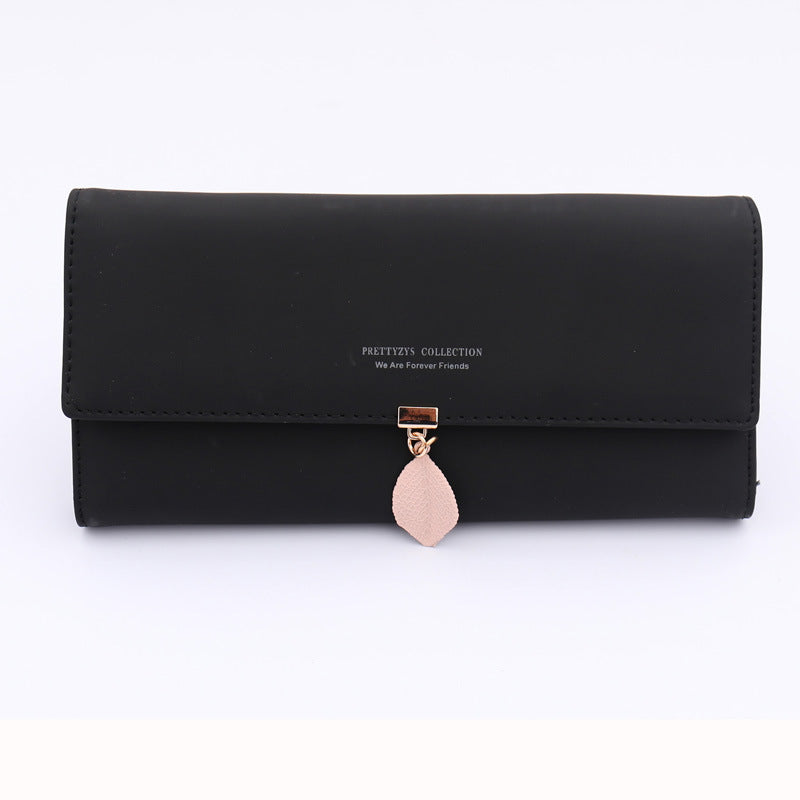 Women's Long Zipper Hasp Korean Style Trendy Ladies Wallet