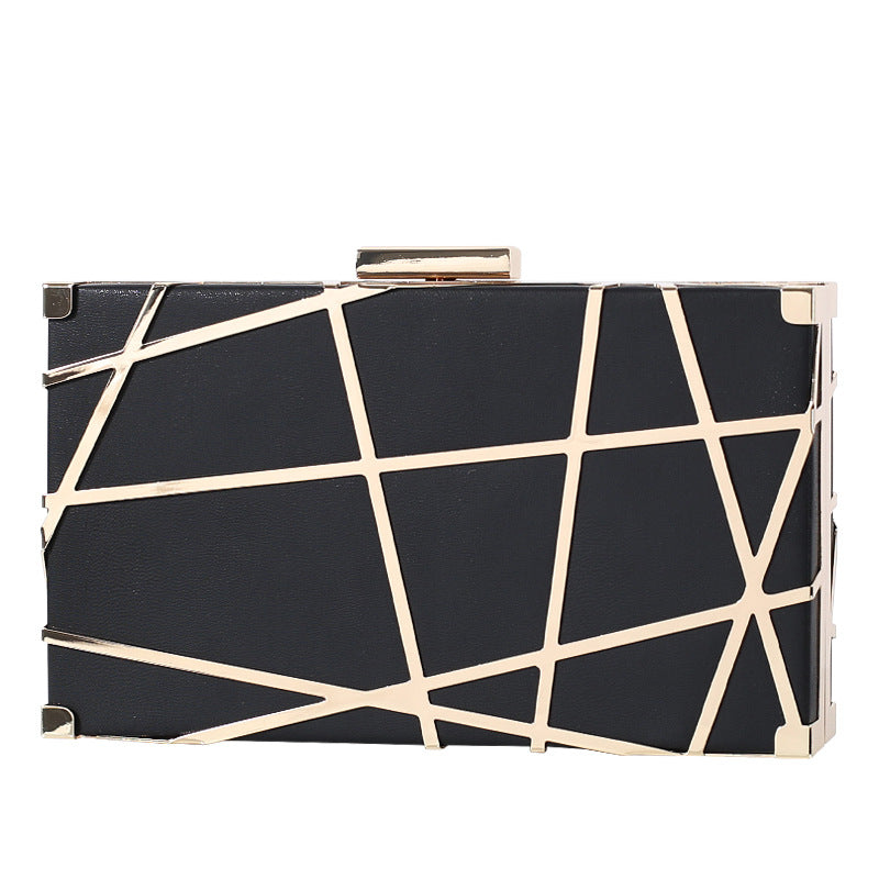 Hollow Grid Banquet Dinner Party Dress Evening Bags