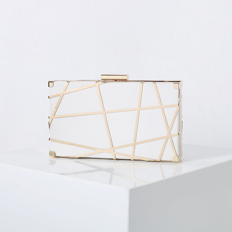 Hollow Grid Banquet Dinner Party Dress Evening Bags