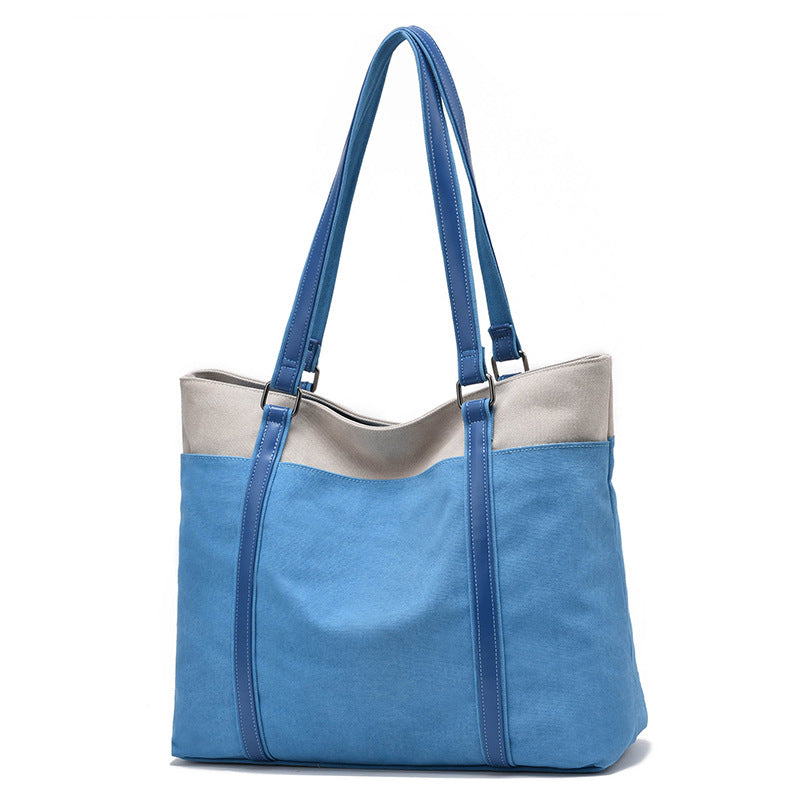 Women's Fashion Classy Canvas Computer Liner Handbags