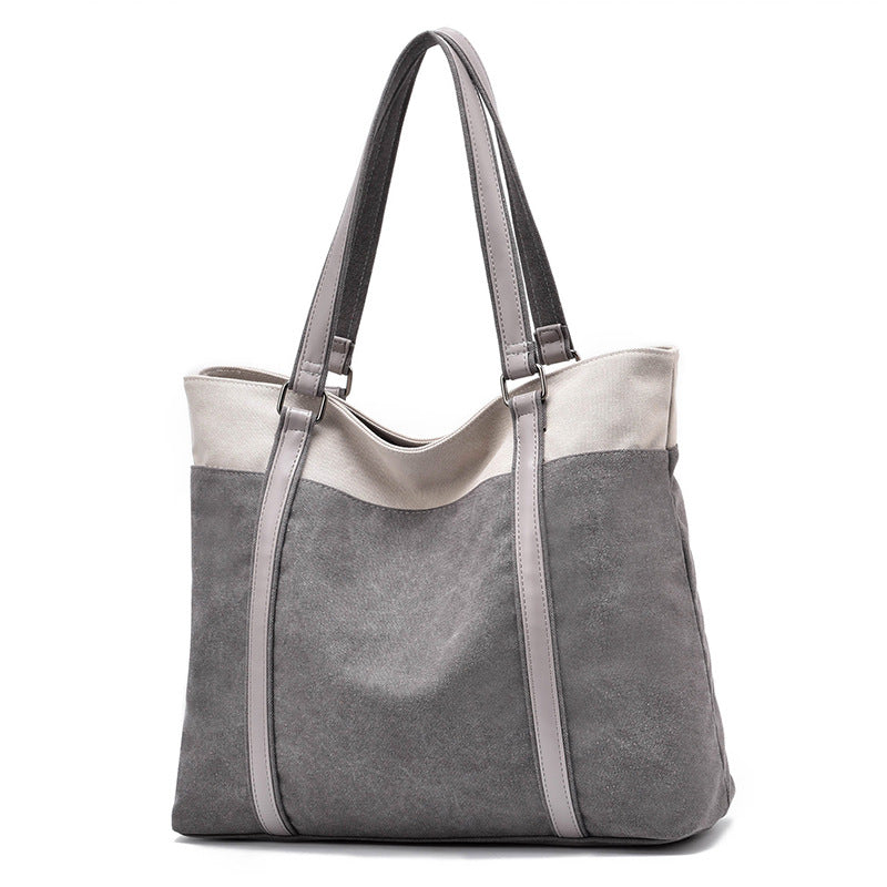 Women's Fashion Classy Canvas Computer Liner Handbags