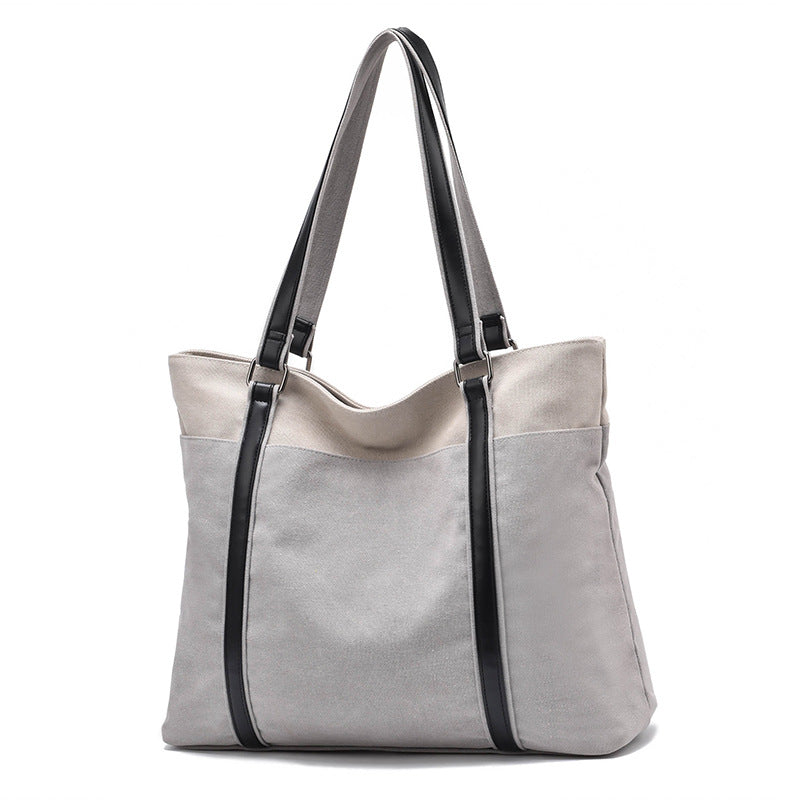 Women's Fashion Classy Canvas Computer Liner Handbags