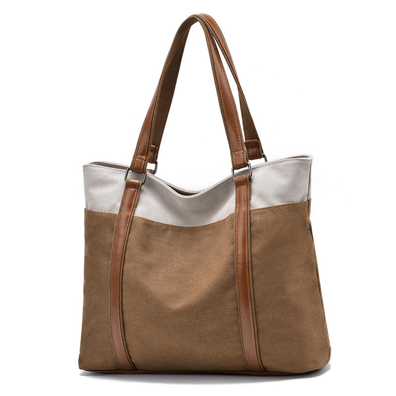 Women's Fashion Classy Canvas Computer Liner Handbags