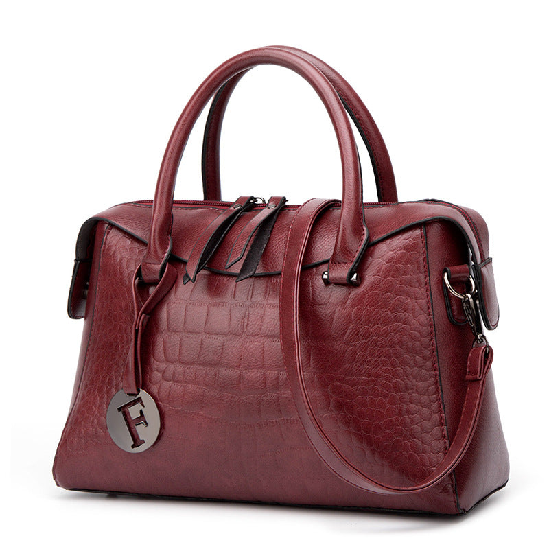 Women's Graceful Crocodile Pattern Pillow Fashionable Handbags