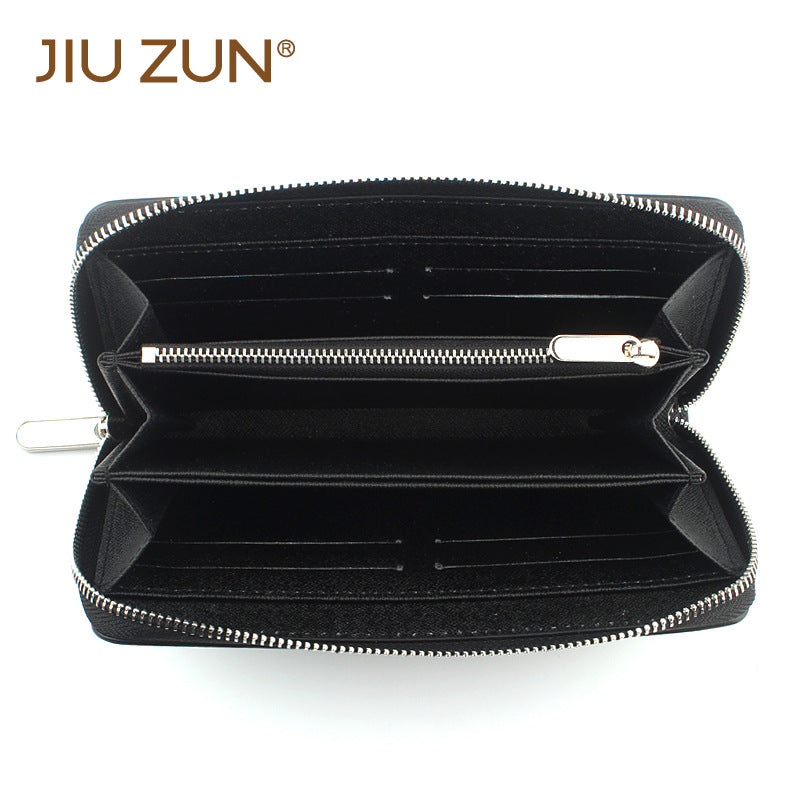 Women's & Men's Long Fortune Cloth Cross Pattern Fashion Men's Wallets