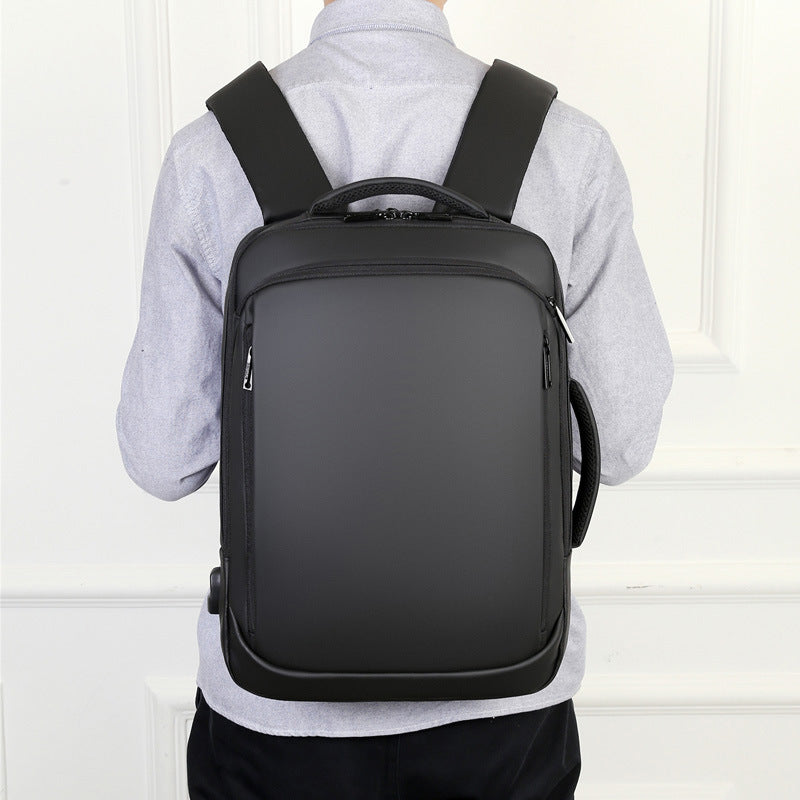 Men's Charming Business Commuter Inch Derm Backpacks