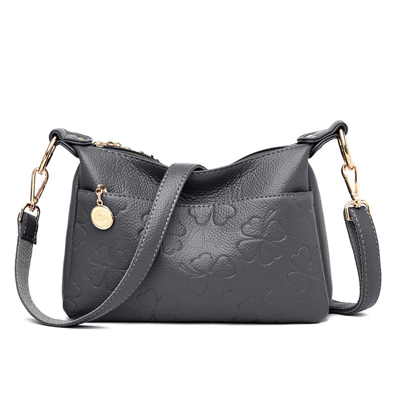 Women's Embossed Korean Versatile Simple Elegant Bags