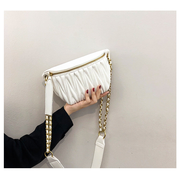 Women's Graceful Unique Summer Pleated Fashionable Bags
