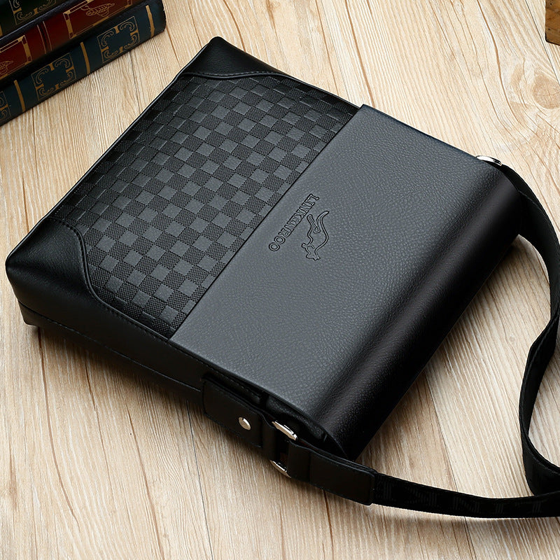 Men's Lincoln Kangaroo Business Soft Leather Men's Shoulder Bags