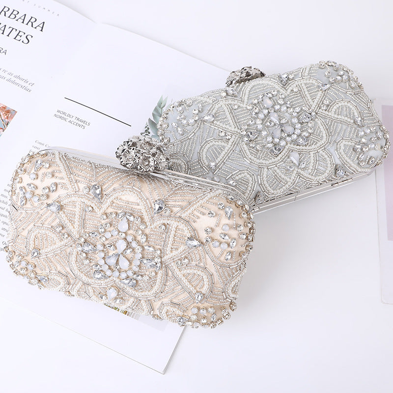 Dinner Party With Diamonds Gown Clutch Evening Bags