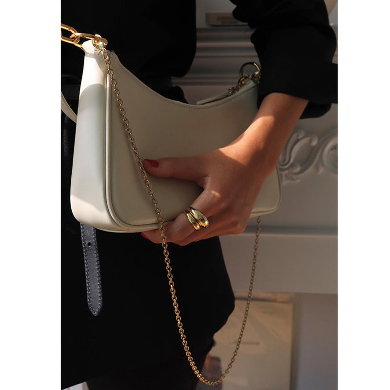 Women's Niche Simple High-grade Versatile Chain Baguette Bags