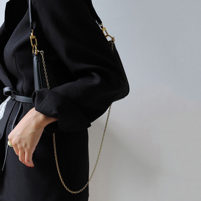 Women's Niche Simple High-grade Versatile Chain Baguette Bags