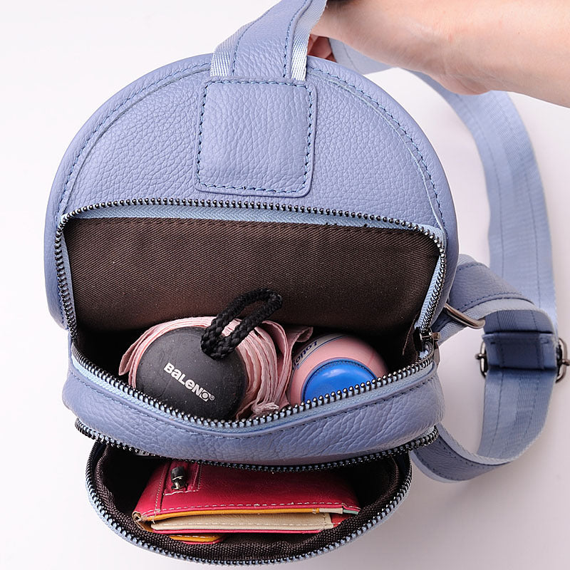 Women's Korean Fashion Cowhide First Layer Genuine Waist Packs